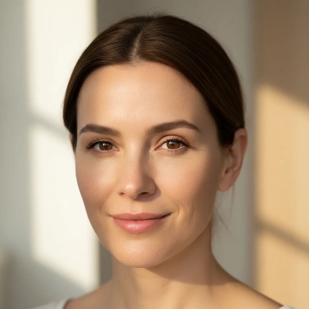 Woman with refined, smooth skin showing renewed vitality