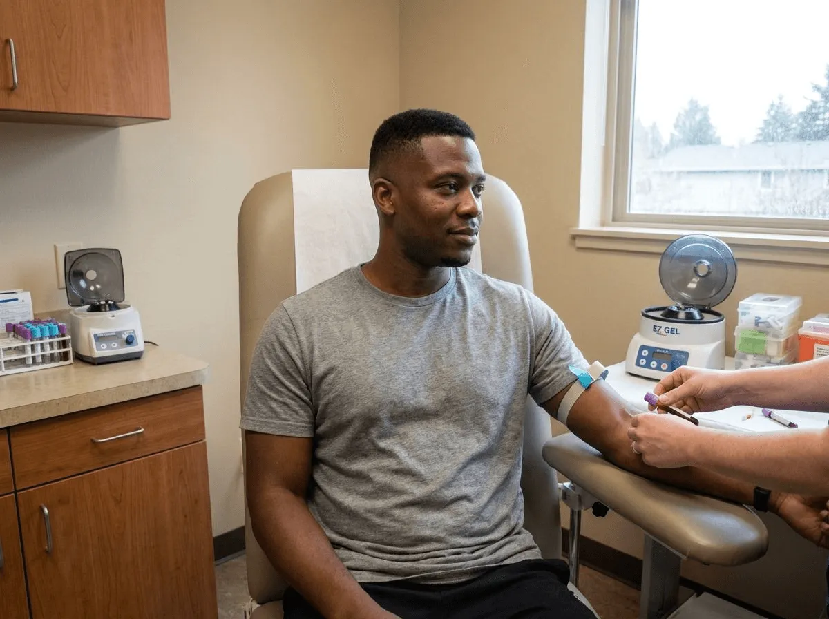 EZ Gel PRF preparation from patient blood draw