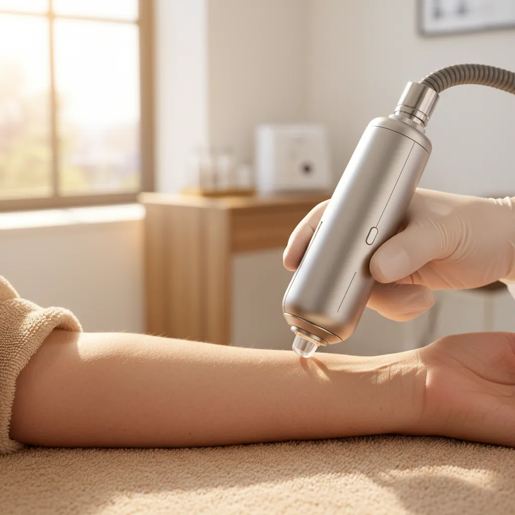 PICO laser tattoo removal session